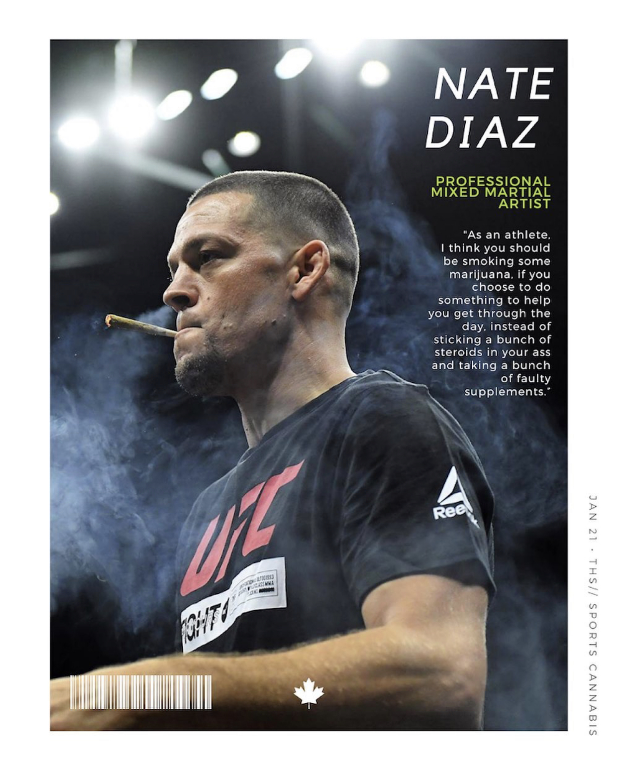 Nate Diaz Smokes the Competition – SPORTS CANNABIS